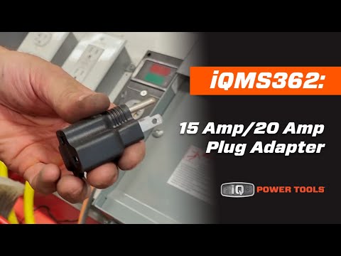 iQMS362: 15 Amp/20 Amp Plug Adapter