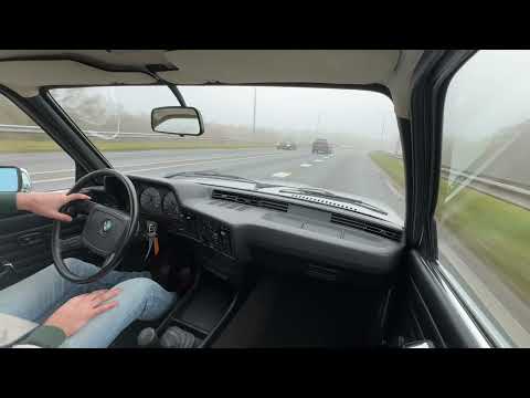 Driving the 1979 49.000 kilometer BMW 323i E21 - Oldenzaal Classics