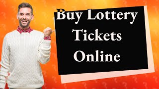 Can you buy lottery tickets online Texas?