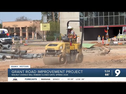 Road closed: Garden District street closes as part of Grant Road Improvement Project