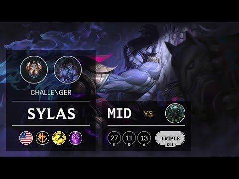 Sylas Mid vs Pyke - NA Challenger Patch 9.23