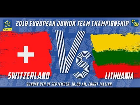Switzerland(Dickhaeuser/Schnider) vs Lithuania(Mockute/Movsovic)- European Jnr. Team C’ships 2018