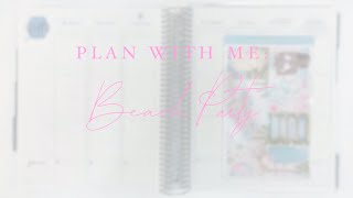 Plan with Me: SPC "Beach Party" | ChristinaPlans14