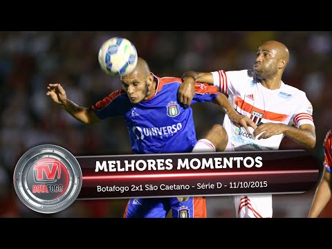 MELHORES MOMENTOS E ENTREVISTAS: Botafogo 2x1 São Caetano - Série D - 11/10/2015