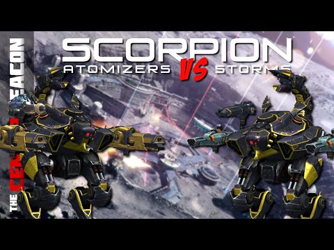 War Robots - Scorpion Atomizers vs Storms