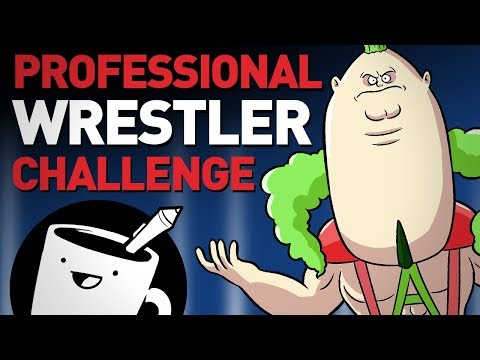 Pro Wrestler Drawing Challenge (ft. Emily and Murph)
