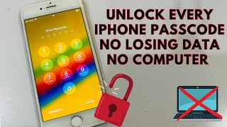 Unlock Every iPhone Passcode Without Losing Data !! How to unlock iPhone passcode