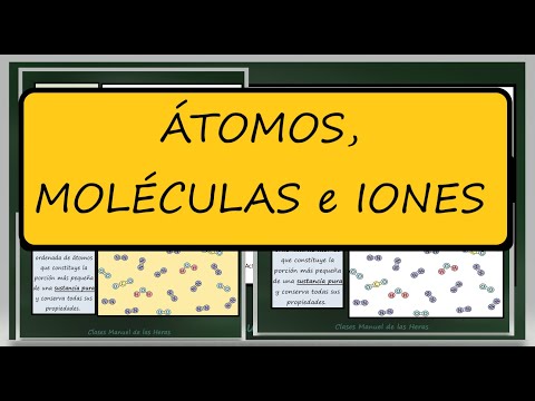 Diferencia entre Átomos, Moléculas e Iones. Química Básica.