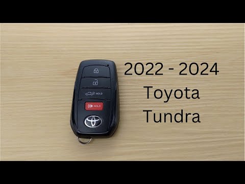 How To Replace or Change Toyota Tundra Remote Key Fob Battery 2022 - 2024