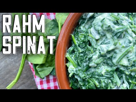 Cremiger und einfacher Blattspinat | Rahmspinat | Rezept für Spinat-Creme