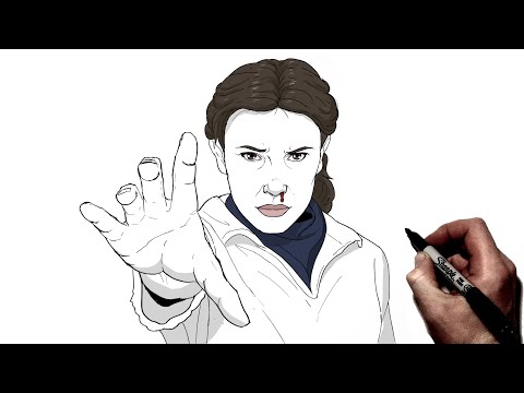 How To Draw Eleven | Step By Step | Stranger Things 5