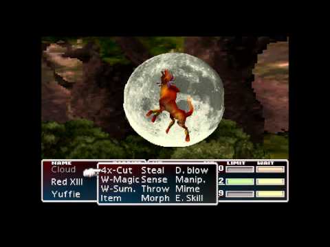 Final Fantasy 7 (PSX) - All Limit Breaks [HD]