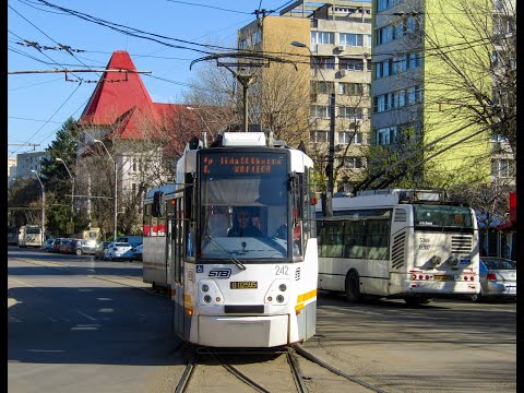 Cab View - Linia 21 - Gara Obor - Piața Sfântul Gheorghe
