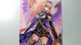 Speed Drawing Dark Angel Olivia - Granblue Fantasy