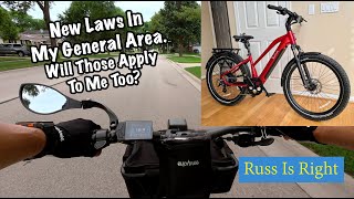 Early Morning Ride - Plus, New Laws In Our Area!!
