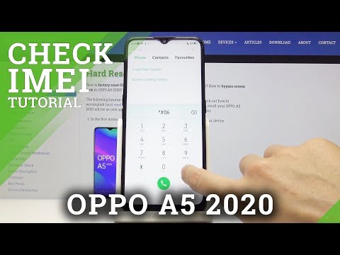 How to Check IMEI in OPPO A5 2020 - Serial Number
