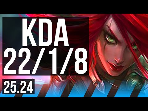 KATARINA vs NAAFIRI (MID) | 22/1/8 | KR Master | 25.24