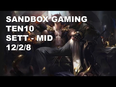 SANDBOX Gaming Ten10 Mid Sett vs Neeko - KR Challenger Rank Game