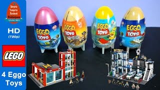 preview picture of video '4 Eggo Toys Lego Sürpriz Yumurta - Unboxing Lego Surprise Eggs [HD] - Sürpriz Yumurtalar 2014'