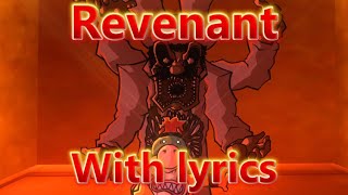 Cover art for Revenant with lyrics Jeffy's infinite irida