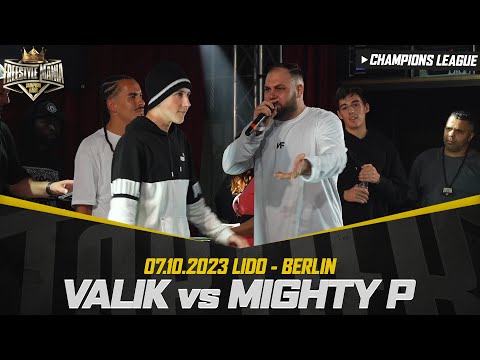 VALIK vs. MIGHTY P | Freestylemania Champions League | Toptier Takeover, 07.10.2023 Berlin