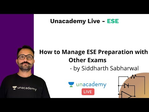 How to Manage ESE Preparation with Other Exams | Siddharth Sabharwal