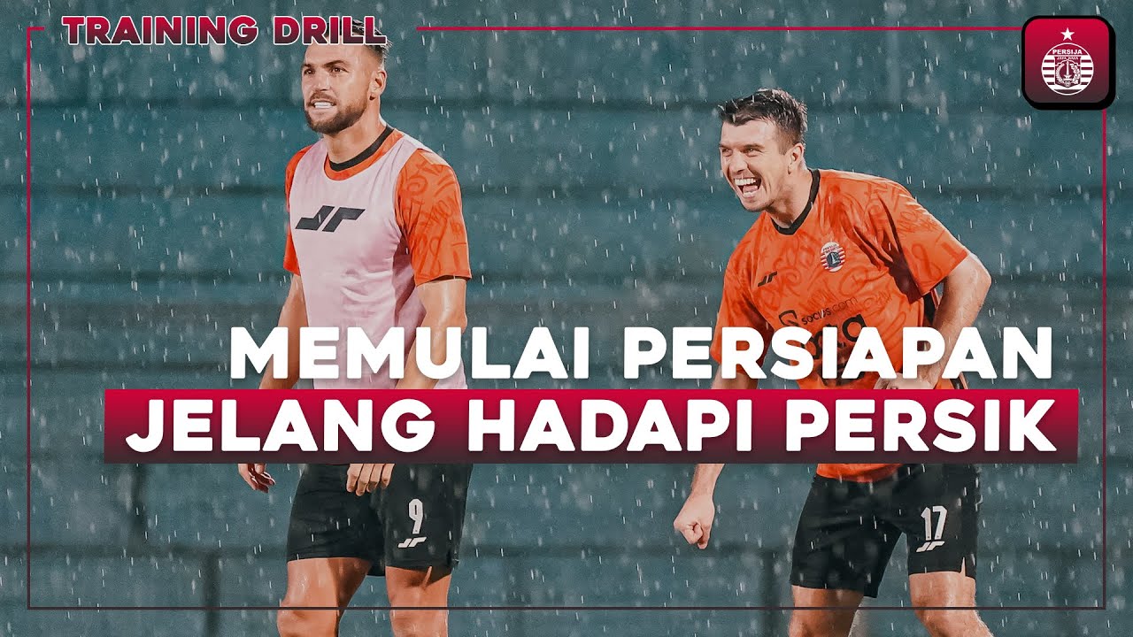 Persija Matangkan Strategi Jelang Hadapi Persik Kediri | Training Drill