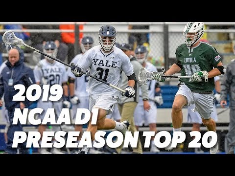 2019 PRESEASON TOP 20 with QUINT KESSENICH | 2019 NCAA Lacrosse
