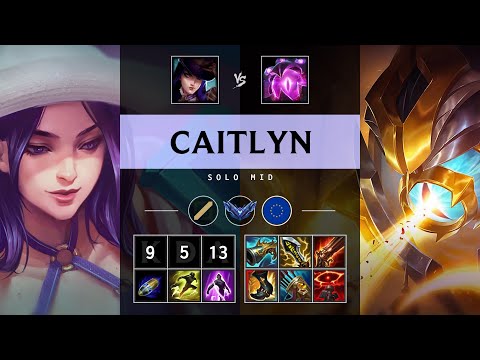 Caitlyn Mid vs Vel'Koz - EUW Diamond Patch 25.17