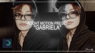 GABRIELA Tiktok Trend Edit Base || Alight Motion (+preset) 