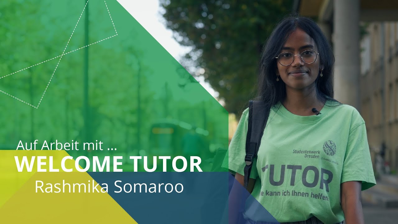 Welcome in Dresden 👋 | "At work with..." welcome tutor Rashmika Somaroo