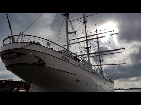 Gorch Fock 1 in Stralsund [4k]