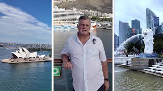 Weltreise auf Queen Anne vom 07.01.-29.04.2025 Teil 1 Hamburg bis New York. Tag 1 07.01.2025