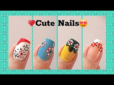 uñas Decoradas  / Diseños de uñas 2024 || Cute Summer Nails 💅 😍♥️