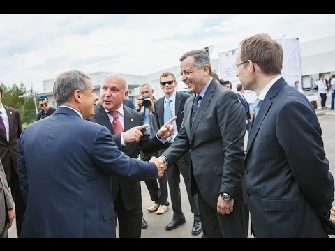 Открытие двух объектов Food Town. Havi Logistics and Huhtamaki opening ceremony