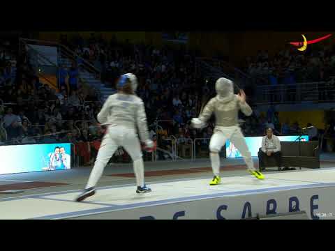 2019 467 T04 02 F S Individual Orleans FRA WC podium NAVARRO ESP vs QUEROLI FRA