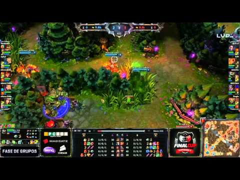 League of Legends Grupo B: x6tence vs Dimegio - Final Cup 3