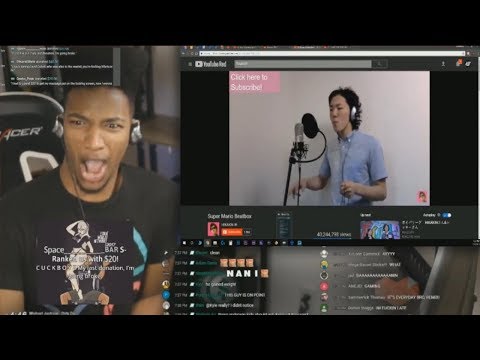 ETIKA REACTS TO HIKAKIN - SUPER MARIO BEATBOX