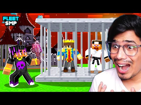 Anshu Bisht - We Got TRAPPED In FLEET SMP😱| Minecraft