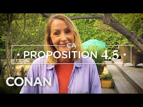 How Will You Vote On Prop 4.5? - CONAN on TBS