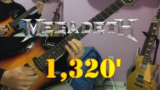 MEGADETH - 1,320&#39; - FULL GUITAR COVER