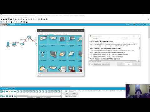 Packet Tracer : Configure IP ACLs to Mitigate Attacks