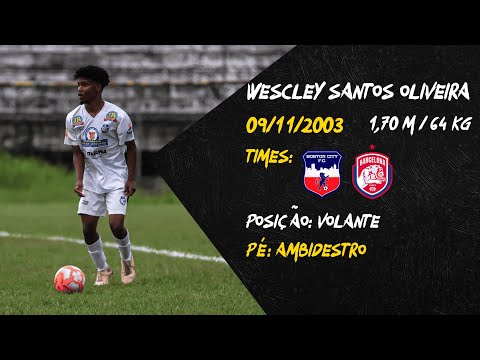 WESCLEY SANTOS / DEFENSIVE MIDFIELDER-VOLANTE / 20 YEARS OLD - 20 ANOS ✨
