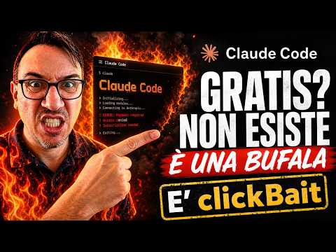 Claude Code Gratis? Non esiste è una Bufala!!!