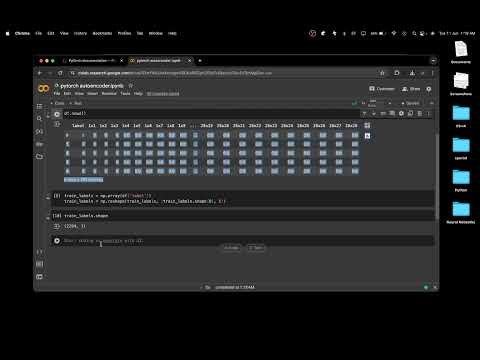 Making an Autoencoder with pytorch