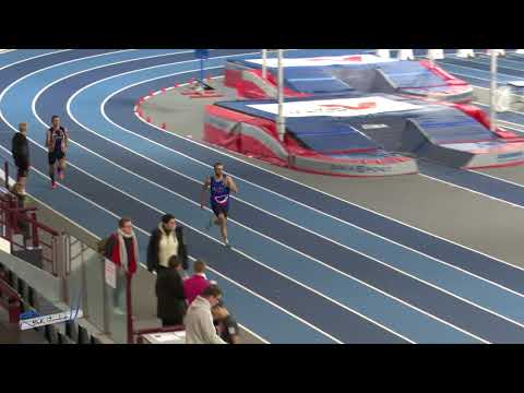 200m – Finale 2 – M40 – Championnat LIFA Master Indoor 12/01/2019 – Eaubonne