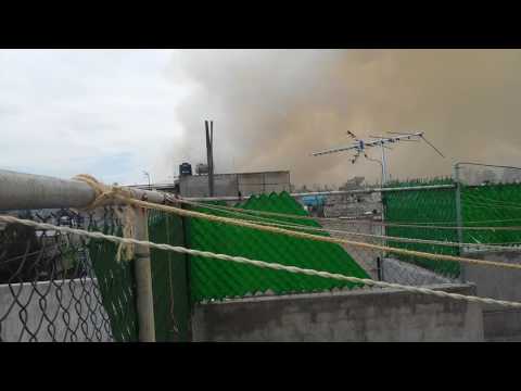 Incendio en Canal de Chalco, Iztapalapa, ecológico de xochimilco.