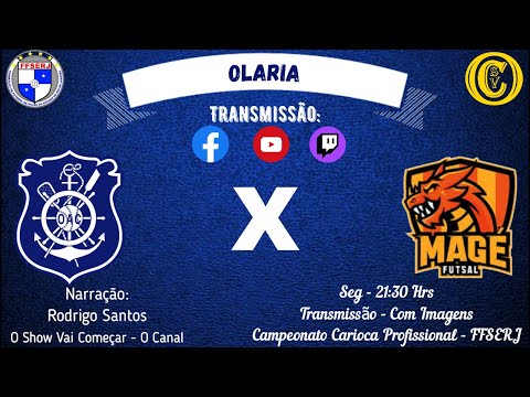 Olaria x Magé - Campeonato Carioca Profissional - Quartas de Final - FFSERJ