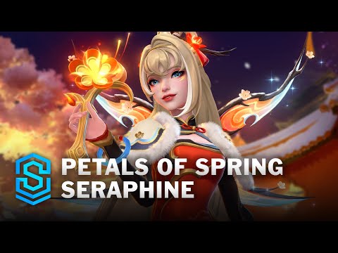 Petals of Spring Seraphine Wild Rift Skin Spotlight