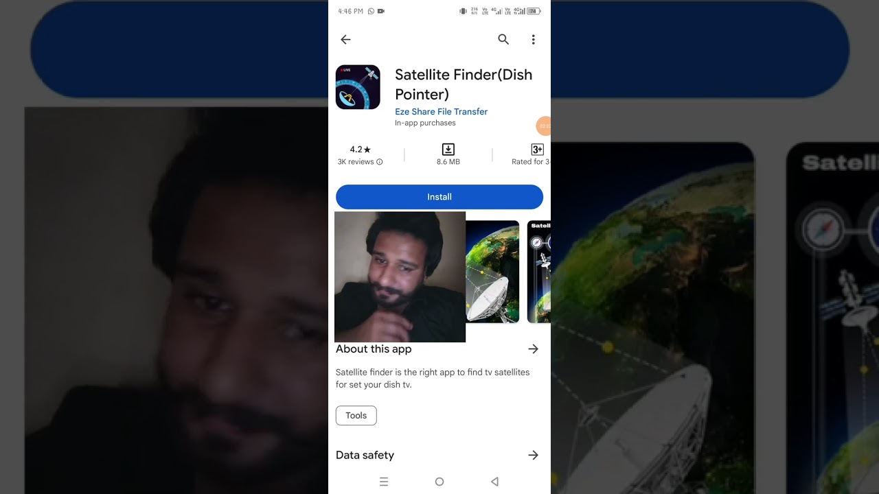 Effortlessly locate satellites ||  with our satellite tracker - dish finder app ||